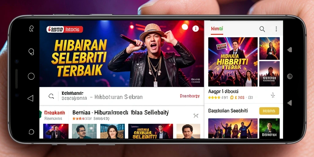 Tampilan antarmuka aplikasi yang menarik dan informatif.