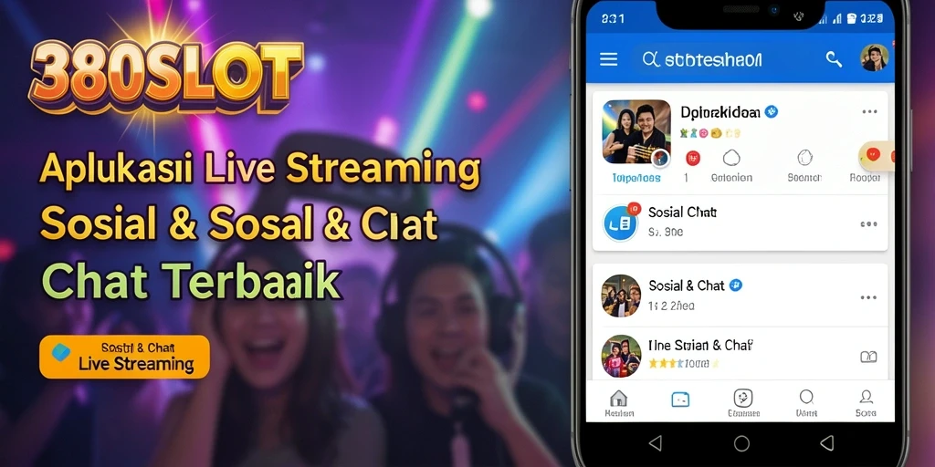 Tampilan antarmuka Live Streaming yang interaktif dan menarik di 380SLOT.