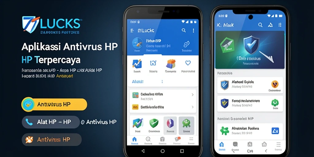 Screenshot utama 77LUCKS menampilkan antarmuka aplikasi Antivirus HP yang ramah pengguna.