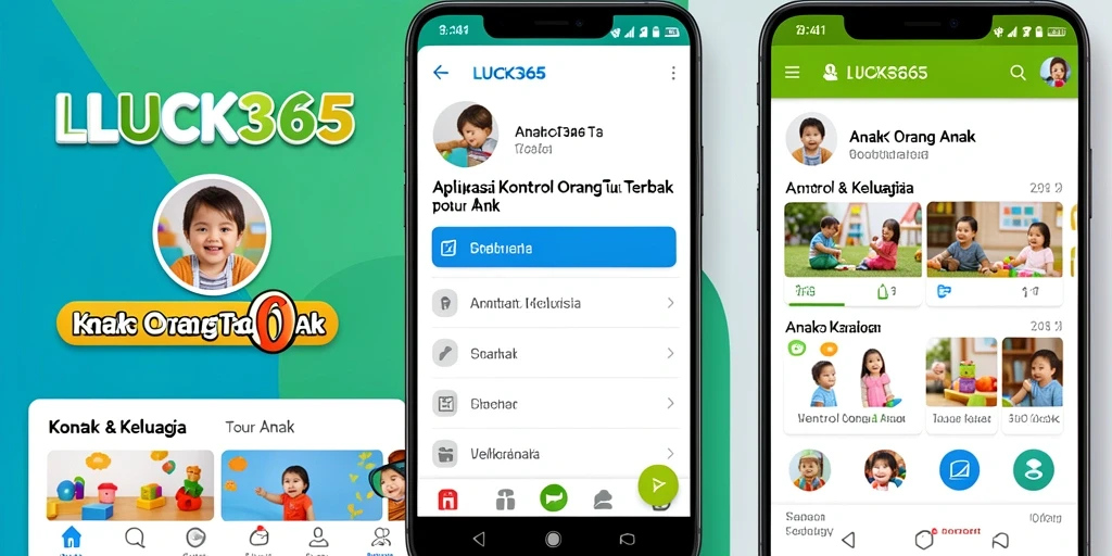 Antarmuka LUCK365 yang ramah pengguna untuk Kontrol Orang Tua Anak.
