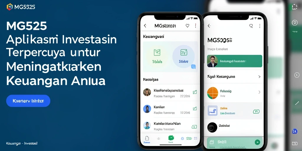 Antarmuka aplikasi MG525 yang intuitif dan informatif untuk investasi.