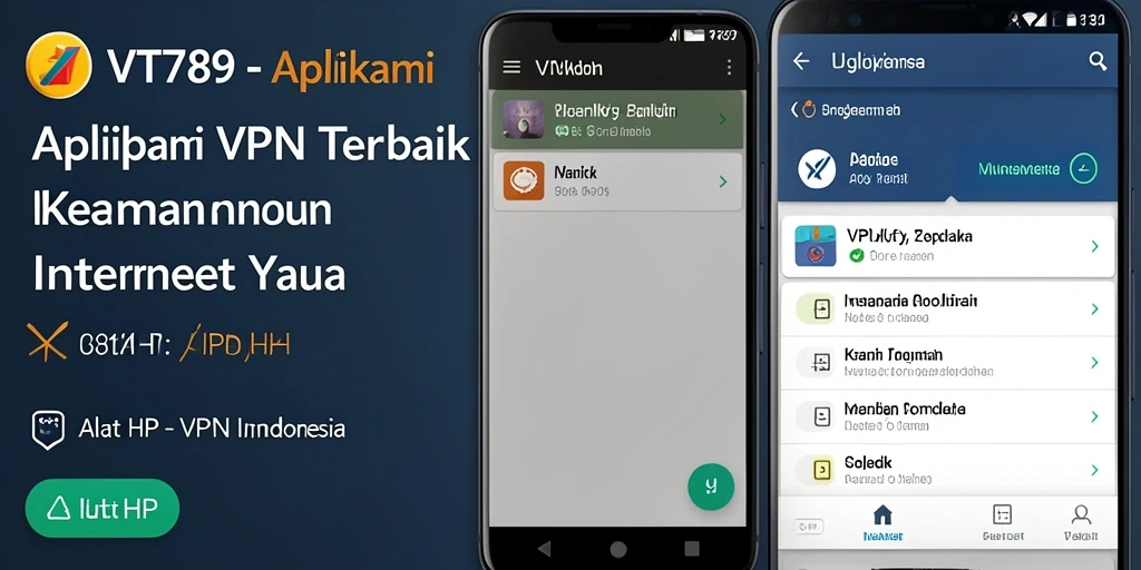 Tampilan antarmuka pengguna VT789 yang intuitif dan fungsional.